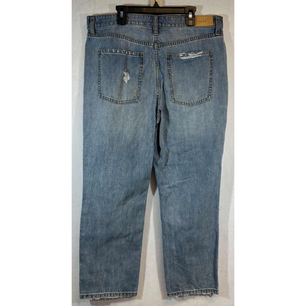 NEW Joie Boyfriend Relaxed Fit Distressed Jeans | Size 30 Crop Fit Boho B3 - Picture 3 of 7